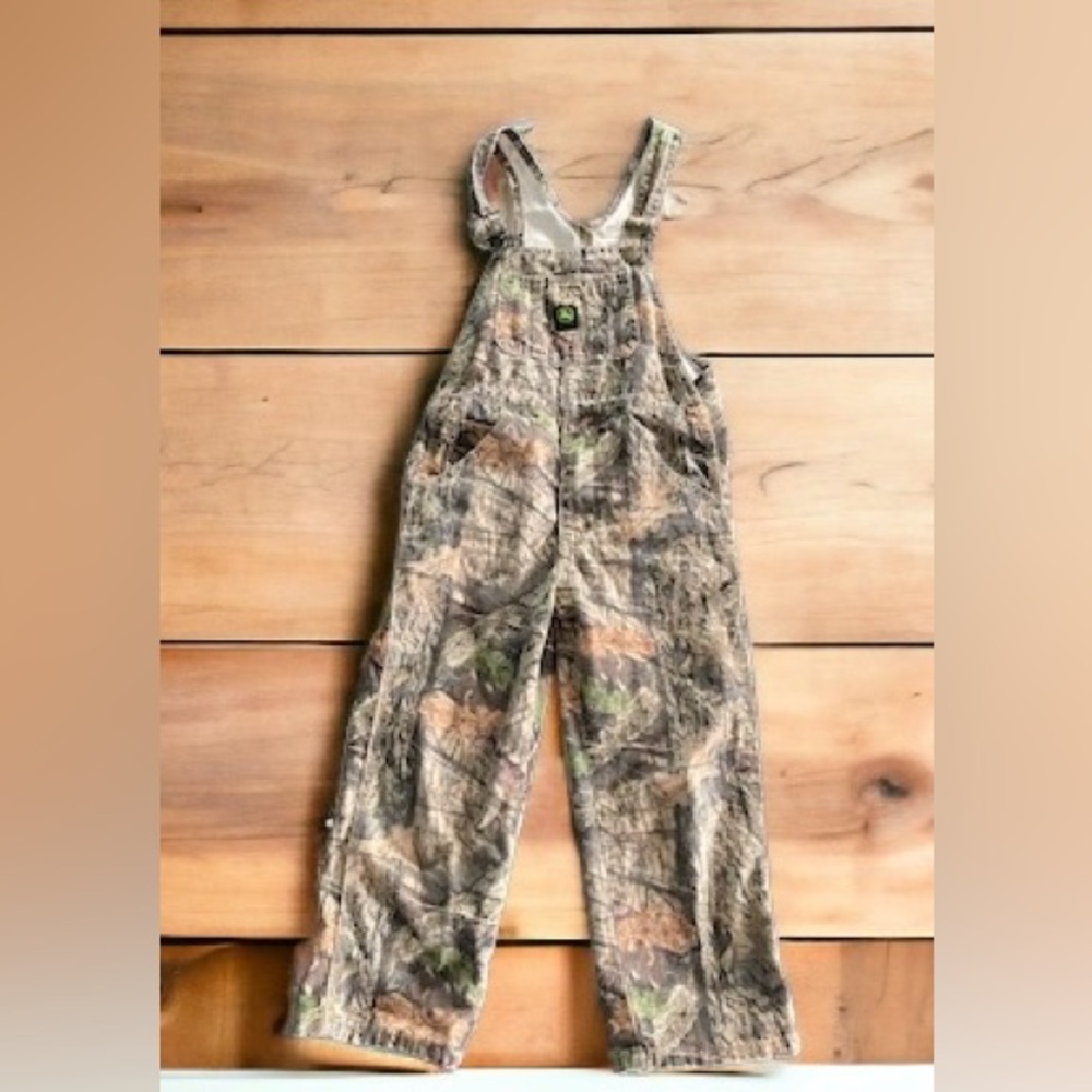 John Deere mossy oak boys overalls